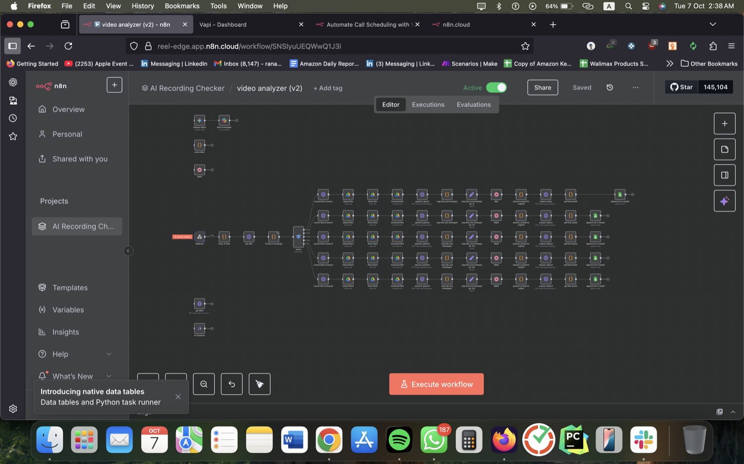 n8n AI Video Analyzer Workflow - Recording Checker screenshot 5